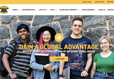 Digital Marketing for Leading Brisbane University Residential College, International House has boosted its awareness and brand image.