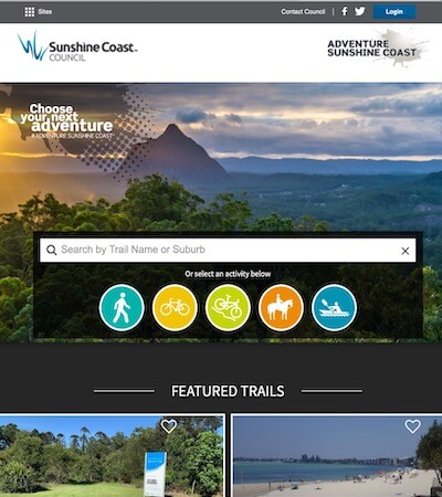Action Communications did the copywriting for this Sunshine Coast Council Sub-site